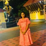 Sreethu Krishnan Instagram - 🙏🏻😄✨.. #templevisit #hanuman #temple #pangode #trivandrum #blessings #god #praise #🙏🏻 Hanuman Swamy Temple Pangode