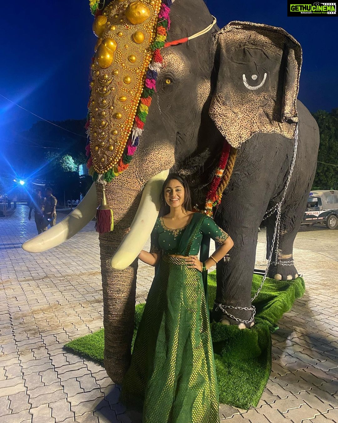 Sreethu Krishnan Instagram - Wearing @bougainvilleatvm 💚🥰✨….. #sreethukrishnan Chennai, India