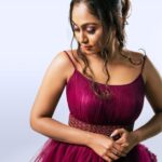 Sreethu Krishnan Instagram - Mua and hairdo @maquilleurbysumi Outfit @bougainvilleatvm 📸 @jibukrajan @vipin.cam