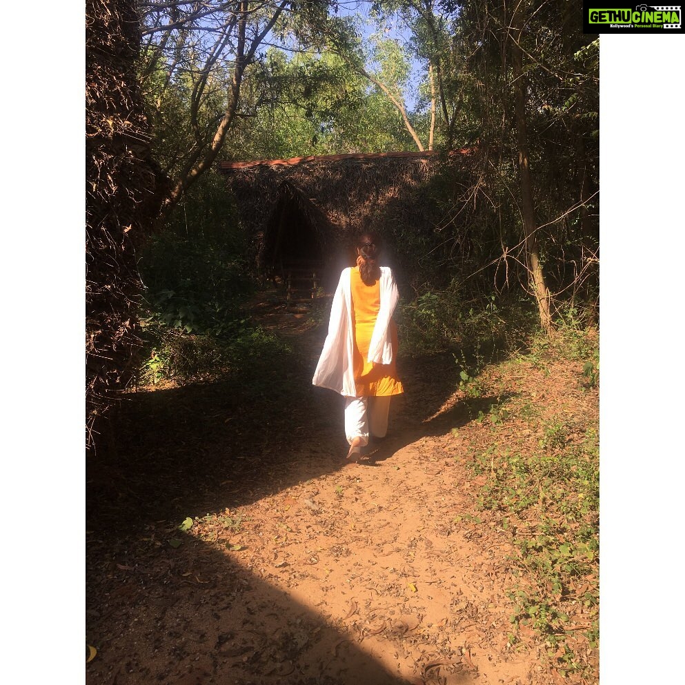 Sri Divya Instagram - @sadhanaforest 💚 is a must visit in #Auroville #Pondicherry. Like the #Auroville, @sadhanaforest also has been transformed from a barren land to a lush green forest by the love of the founders and the volunteers. A calming space to get close to the nature and one’s true nature! ❤️ For volunteering, email India@sadhanaforest.org #manmadeforest #communityliving #veganlife