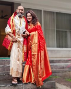 Sridevi Vijaykumar Instagram - Happy birthday to my APPA❤️ You are my world ❤️ A beautiful birthday morning darshan at tirumala temple😇🙏 #blessed#birthday#templemorning#tirumala#thirupathi#lordvenkateshwara#thankyou#bestfather#family#godbless#daddy