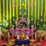 Sridevi Vijaykumar Instagram - 🙏🙏🙏🙏 #varalakshmivratham 😇 Backdrop: @decor.1998 #varalakshmipooja#amman#blessedfriday#blessingstoall#blessing#divine#traditioncontinues#varalakshmi#decor#poojadecor#vrathamdecor#friday