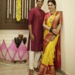 Sridevi Vijaykumar Instagram - 🙏🙏🙏🙏 #varalakshmivratham 😇 Backdrop: @decor.1998 #varalakshmipooja#amman#blessedfriday#blessingstoall#blessing#divine#traditioncontinues#varalakshmi#decor#poojadecor#vrathamdecor#friday