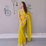 Sridevi Vijaykumar Instagram - A very Happy, Blessed and Prosperous Ugadi to you & yours! 💫 . . . . . . . . Wearing this beautiful saree from @neerusindia #sareeoftheday #sareefits #indianaesthetics #indianfits #sareefits #sareeinspiration #indianoutfits #photooftheday #greenfits #greensaare #ugadiwishes #happyugadi #gudipadwa #ugadi2023