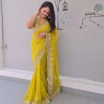 Sridevi Vijaykumar Instagram - A very Happy, Blessed and Prosperous Ugadi to you & yours! 💫 . . . . . . . . Wearing this beautiful saree from @neerusindia #sareeoftheday #sareefits #indianaesthetics #indianfits #sareefits #sareeinspiration #indianoutfits #photooftheday #greenfits #greensaare #ugadiwishes #happyugadi #gudipadwa #ugadi2023