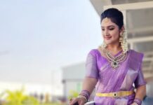 Sridevi Vijaykumar Instagram - Wishing you all a Happy Pongal😊 Happy Sankranthi😊 May this festival bring good luck and good health to you and your family #pongal#Sankranti#sankranthi#festival#celebration#traditionalwear#indianculture#indianattire#happiness#family#kite#kitefestival#happylohri#makarsankranti#together#happy#enjoy#food#color#rangoli#flowers#pongalopongal#etvevent#etv#manchirojuluvachayi Saree: @rdm_collections90 Jewellery: @antiquelotuss @lotus_silver_jewellery
