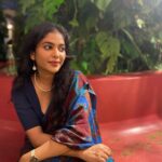 Srinda Instagram - Recently decided to wrap myself up in ummi's saree for my dear friend's beautiful wedding.🎊 Something about wearing my Ummi's saree takes me back in time, and it almost always feels like a warm hug of nostalgia ❤️ @cameella_boutique made this gorgeous blouse in a days time for me, and @unnips worked his magic as always and I couldn't be happier! Can you tell? P.S. introducing to you the new way to socially distance & dance at weddings 💃 📸 @unnips #vintagevibes #sareelove #marithesaree #nostalgia #covidweddings #silksarees #happyme Old Harbour Hotel, Kochi, India