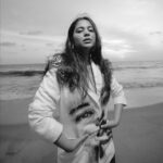 Srinda Instagram - “Expose yourself to your deepest fear; after that, fear has no power, and the fear of freedom shrinks and vanishes. You are free !” #jimmorrison 📸 @shajeerzeer 🧥 @aimee.loved 💄 @unnips