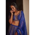 Srinidhi Ramesh Shetty Instagram - Did u say.. Mid-week blues!!🐋💙 . . . . . . . . . . . . . . . Styled by - @ashwin_ash1 & @hassankhan_3 Asst by - @stylebyannapurna Outfit - @chameeandpalak @viralmantra Jewellery- @houseofqc Makeup @kiranmakeup Hair @thrinath_nambara_ Shot by @arifminhaz Photo Asst @thejaswitanneru