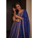 Srinidhi Ramesh Shetty Instagram - Did u say.. Mid-week blues!!🐋💙 . . . . . . . . . . . . . . . Styled by - @ashwin_ash1 & @hassankhan_3 Asst by - @stylebyannapurna Outfit - @chameeandpalak @viralmantra Jewellery- @houseofqc Makeup @kiranmakeup Hair @thrinath_nambara_ Shot by @arifminhaz Photo Asst @thejaswitanneru