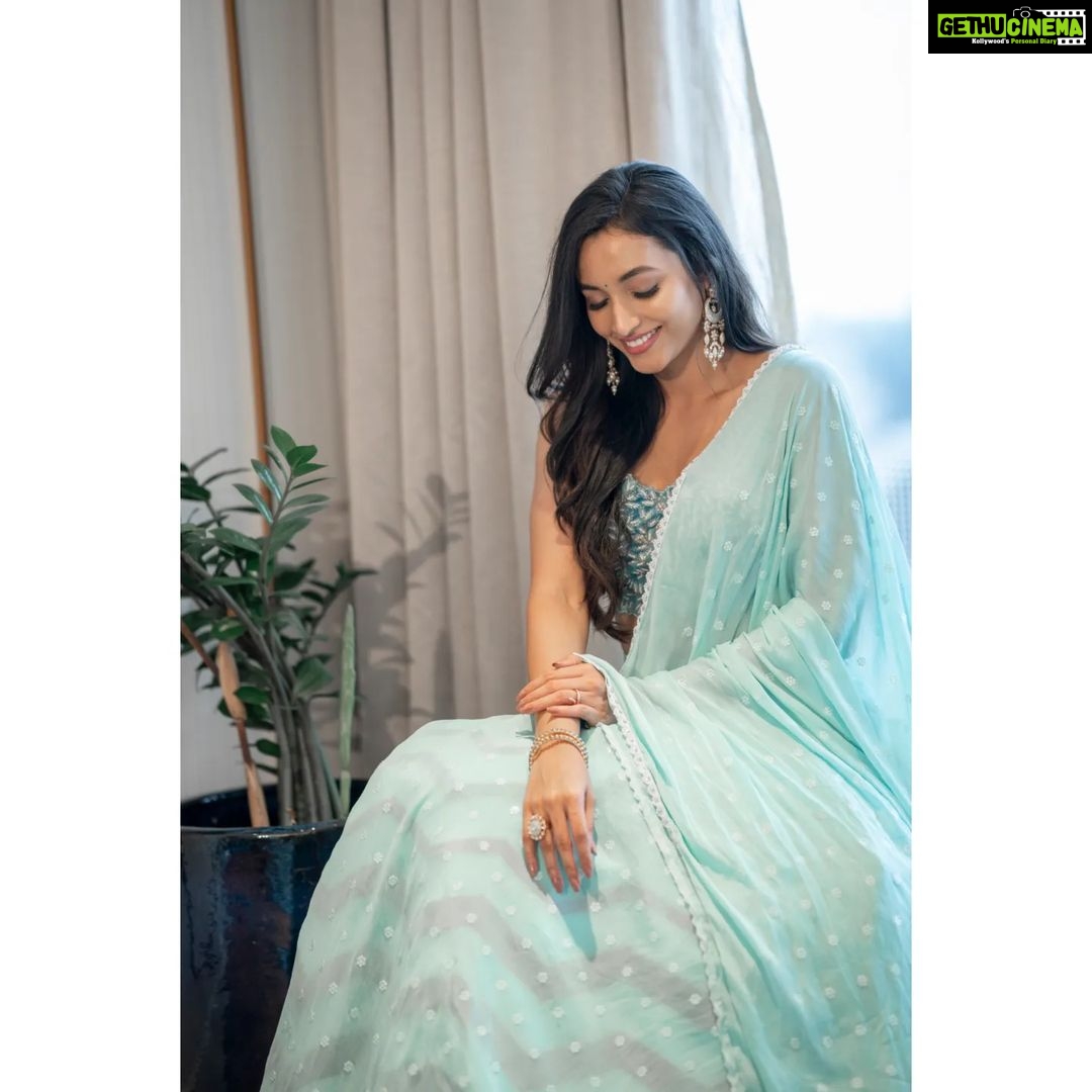 Srinidhi Ramesh Shetty Instagram - Dive into the blue🦋 . . . . . . . . . . . . . . Styling : @stilerush_by_varshinijanakiram Assisted by : @charny_mashi Wardrobe : @shlokasudhakarofficial Accessories: @kushalsfashionjewellery Makeup @shreeyapawar_makeup_studio Hair @shrutihairartistry Photography @portrait_by_acchu @arunkummar_portraits