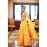Srinidhi Ramesh Shetty Instagram - 🧡🌼💛 . . . . . . . . . . . Styled by - @ashwin_ash1 & @hassankhan_3 Outfit - @mahimamahajanofficial @perniaspopupshop Jewellery- @houseofdoro Makeup @makeupwithshruthi Hair @suganthi.themua Photography @camerasenthil