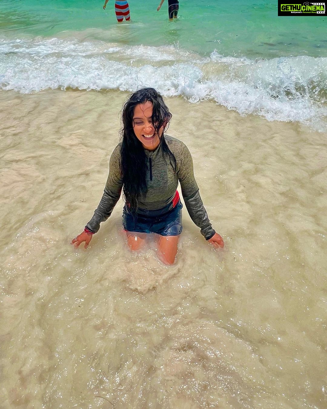 Srishti Jain Instagram - I had to take the usual beach pictures obviously! 🐰 . . . . . . . . . . . . . . . . #beach #beachday #beachphotoshoot #beautifuldestinations #bluesea #tan #sunkissed #sand #backhair #instagood #instadaily #instalike #instafood #explore #explorepage✨ #ootd #postoftheday Raya Island, Thailand