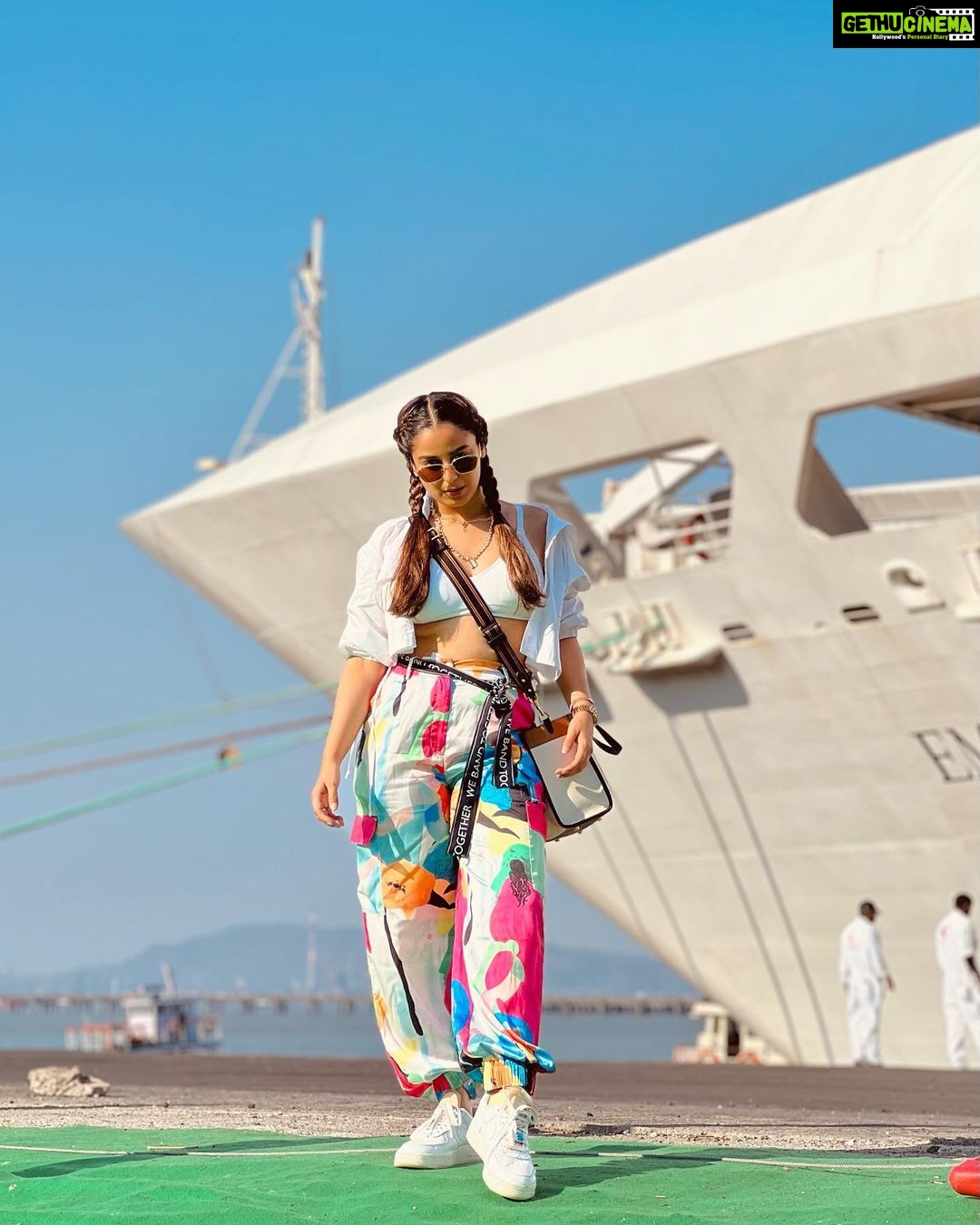 Srishty Rode Instagram - Set sail for relaxation and tranquility, without ever leaving the comfort of your own cozy cruise cabin @cordeliacruises ❤️