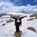 Srishty Rode Instagram - For all those who are asking :- Yes I got this snow right now in the second phase of Gandola (Gulmarg) it was absolutely beautiful 😍❤️ #kashmir