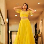 Srushti Dange Instagram - I look over and see sunshine ☀️ Styled by @swethaindiranstylist Designed by @sindira_by_swethaindiran MUA by @hairandmakeupbynive Hairdo by @vishaa_hairandmakeup Photographer by @dhanush__photography Jewellery by @sankge #photography #happy #picoftheday #cute #srushtidange #like4like #travel #instagram #style #summer #instadaily #fitness #food #fun #beauty #srushti #smile #cookuwithcomali #music #ootd #instamood #cwc #cookwithcomali #cookwithcomali4 #cookwithcomaliseason4