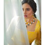 Srushti Dange Instagram – Back to my favourite colour 💛 

 Styled by @swethaindiranstylist 
Designed by @sindira_by_swethaindiran 
MUA by @hairandmakeupbynive 
Hairdo by @vishaa_hairandmakeup 
Photographer @dhanush__photography 
Jewellery  @sankge 

#photography #happy #picoftheday #cute #srushtidange #like4like #travel #instagram #style #summer #instadaily #fitness #food #fun #beauty #srushti #smile #cookuwithcomali #music #ootd #instamood #cwc #cookwithcomali #cookwithcomali4 #cookwithcomaliseason4