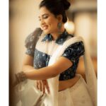 Srushti Dange Instagram - In my blue berry 🫐 smoothie 💙🤍 @indu_ig @fineshinejewels @akira_the_couture__ @vishaa_hairandmakeup @mua_supriya @camerasenthil #photography #happy #picoftheday #cute #srushtidange #like4like #travel #instagram #style #summer #srushti #fitness #food #fun #beauty #instalike #smile #cookuwithcomali #music #ootd #instamood #cwc #cookwithcomali #cookwithcomali4 #cookwithcomaliseason4
