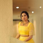 Srushti Dange Instagram - I look over and see sunshine ☀️ Styled by @swethaindiranstylist Designed by @sindira_by_swethaindiran MUA by @hairandmakeupbynive Hairdo by @vishaa_hairandmakeup Photographer by @dhanush__photography Jewellery by @sankge #photography #happy #picoftheday #cute #srushtidange #like4like #travel #instagram #style #summer #instadaily #fitness #food #fun #beauty #srushti #smile #cookuwithcomali #music #ootd #instamood #cwc #cookwithcomali #cookwithcomali4 #cookwithcomaliseason4