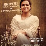 Sruthi Hariharan Instagram - Presenting to you all a woman I admire and enjoyed playing - Ratnaprabha:) See you all in the theaters soon !! #HeadBush #headbushthefilm #HeadBushOnOct21 @dhananjaya_ka @zeestudiosofficial @rajputpaayal @agnisreedhar @being_shoonya @charanraj27185 @theravichandrav @imsimhaa @loosemada_yogi @ramco_somanna @raghumukherjee @ilovebalu @poornamysore @vagu_mazan @aish_rangarajan @baadal_nanjundaswamy @abhishek.basanth @roshan.agnisreedhar @sunojvelayudhan @joe_wildlife_filmmaker @alwaysjani @mohanbajarangi @itmeshachinaheggar @stuntchoreographerchethandsouza @veena.narasasetty @bhushanmaster_official @muralishankark @daalipictures @somannatalkies @krg_connects @aanandaaudio @kaanistudio