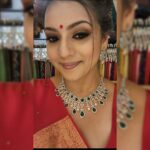 Sruthi Hariharan Instagram – She got her eyes on all that sparkles 😬 
@jayanthiballal 
@kirtilalsonline 
Make up by : @veenacutncolour ❤