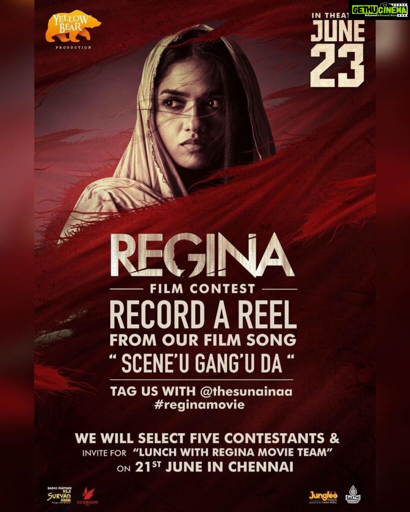 Sunaina Instagram - I can’t wait to meet you ❤️❤️❤️ Don’t forget Use the tag #reginamovie . See you soon!!!