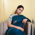 Sunaina Instagram - For #laatti (telugu) pressmeet ✨❤️ Saree ~ @aamrabylavanya Earrings ~ @bcos_its_silver Ring ~ @karnikajewelshyd Photography ~ @manish.akunuri Makeup | Hair~ @iammounikachenna Styling ~ @iammounikachenna