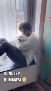 Sundeep Kishan Instagram - Shot & Edited Impromptu by Yours Truly 😁
Love You Po 🐶
#NijameneChebuthuna 

Ooru Peru BhairavaKona 🧚🏽‍♂️