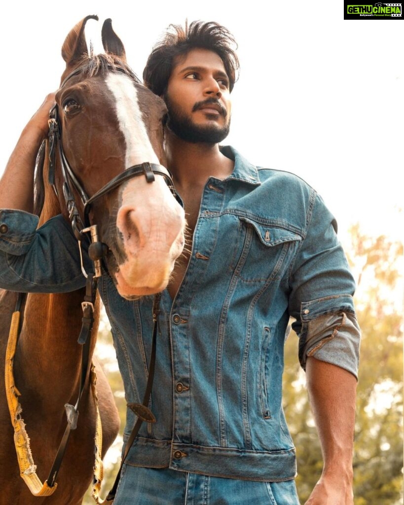 Sundeep Kishan Instagram - When the Horse Whispered in Return 🤍 Clicked by @shareefnandyala