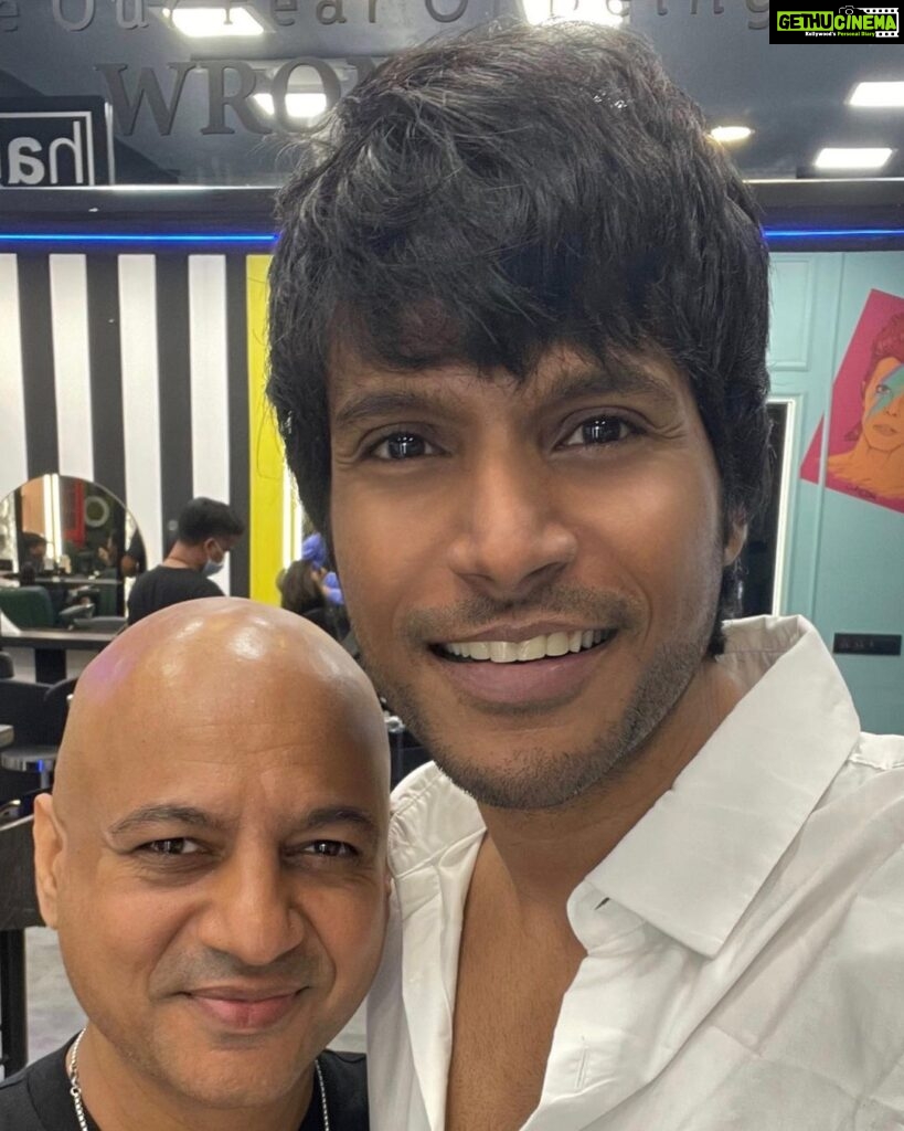 Sundeep Kishan Instagram - Thank You @aalimhakim bhai for always being such a darling…One of those rare humans whose Heart matches their Talent ♥ #Michael