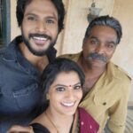 Sundeep Kishan Instagram – Just Pure Love.. ♥️
#Michael behind the scenes …

@actorvijaysethupathi anna ♥️
@varusarathkumar ma ♥️

(Ps: Michael only got to smile behind the scenes lol )