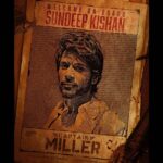 Sundeep Kishan Instagram – Pleased to be a Part of the Incredibly  Ambitious
 #CaptainMiller
Honoured to be working alongside a man of Mammoth talent & A constant source of Inspiration @dhanushkraja anna ♥️
Thank the Genius #ArunMatheshwaran & Dear @sathyajyothifilms for bringing this crazy part to me ♥️
@gvprakash ♥️
Jai Hind 🇮🇳