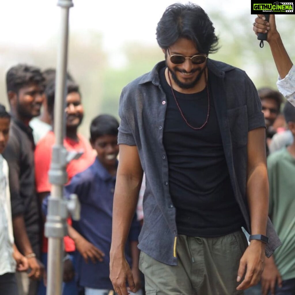 Sundeep Kishan Instagram - You are All it Takes to Help You Win Your Biggest Battles with a Smile 🤍 On the Sets of #OoruPeruBhairavakona
