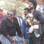 Sundeep Kishan Instagram - Just Pure Love.. ♥️ #Michael behind the scenes … @actorvijaysethupathi anna ♥️ @varusarathkumar ma ♥️ (Ps: Michael only got to smile behind the scenes lol )