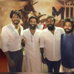 Sundeep Kishan Instagram - #CaptainMiller Begins ❤️ Along side the Incredible @dhanushkraja anna 🤍 A Universe from the beautiful brain of @thatswatitis & @sathyajyothifilms 🤍 A @gvprakash musical 🔥 @priyankaamohanofficial @highonkokken @nivedhithaa_sathish & mama @sreyas88 🤍 @shreyaas_krishna 🤗