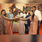 Sundeep Kishan Instagram - #CaptainMiller Begins ❤️ Along side the Incredible @dhanushkraja anna 🤍 A Universe from the beautiful brain of @thatswatitis & @sathyajyothifilms 🤍 A @gvprakash musical 🔥 @priyankaamohanofficial @highonkokken @nivedhithaa_sathish & mama @sreyas88 🤍 @shreyaas_krishna 🤗