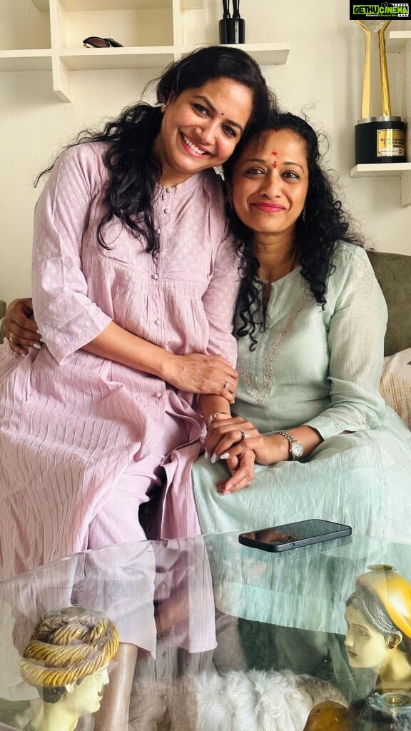 Sunitha Upadrashta Instagram - To good health and happiness, happy birthday dearest @anithachowdhary08 🤗❤️ May you have a blessed life❤️