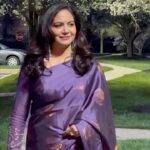 Sunitha Upadrashta Instagram – There are multiple blooming cherry trees.. and I couldn’t stop myself capturing the moment 🤍🤍 Just before the event .. Beautiful Philadelphia:):)