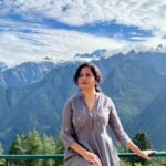 Sunitha Upadrashta Instagram – The most beautiful Auli,Uttarakhand :) being there is like being in the heaven❤️