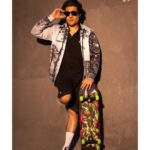Sunny Hinduja Instagram - You don’t need a license to #skateboard Magazine @thedoormagazine Photographer and Creative Director @dhruv_vohraphotography Editor at Large and Fashion Director @jennet_david_william Stylist @sreevardhan_keto Makeup artist @blushbybiinny Hair stylists - @nayanhair Assistant photographer @b.runphotography Location @blackframesstudios Manager @rochron PR @treeshulmediasolutions Outfit Tshirt and Shorts- @uzarus_ Jacket - @inland.in Accessories - @inoxjeweleryin Sunglasses - @sunglassic.official Skateboard - @legacysk8life Footwear - @elevarsports_official #thedoormagazine