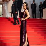 Sunny Leone Instagram - From the red carpet walk for @festivaldecannes promoting #kennedy Styled by @ilya.vanzato Gown @gemymaalouf Jewelry @helenajoyjewelry Hair and makeup @tomasmoucka Photographer @tomasmoucka