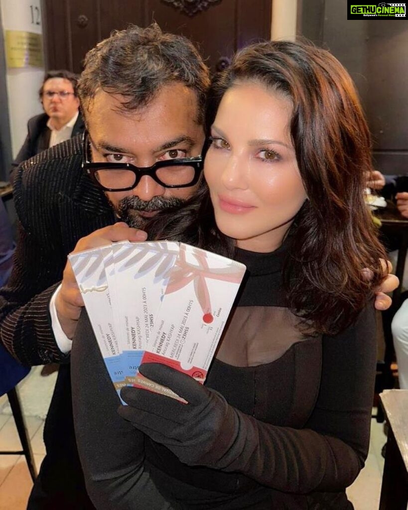 Sunny Leone Instagram - Our Film #Kennedy official tickets! Sold out in minutes…so proud! @anuragkashyap10 @itsrahulbhat @cinemakasam @motwayne @megha.Burman @festivaldecannes @zeestudiosofficial