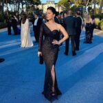 Sunny Leone Instagram – What a epic night at @amfar! 

Thank you @hitendrakapopara for finding me this amazing gown! You are my rock! 

Outfit by @zeenazaki
Styled by @hitendrakapopara 
Jewellery by @zevarking @considerdoneindia 
Fashion Team @tanyakalraaa
@sarinabudathoki Cannes, French Riviera, France