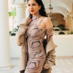 Sunny Leone Instagram - Love this look for day 3 press for #kennedy @festivaldecannes Styled by @ilya.vanzato Jacket by @thefrankieshop Dress by @julfermilano Hair and make up by @tomasmoucka Photography by @tomasmoucka . . #SunnyLeone #SunnyLeoneAtCannes #KennedyAtCannes @anuragkashyap10 @zeestudiosofficial @goodbadfilmsofficial Cannes, French Riviera, France