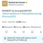 Sunny Leone Instagram - I am beyond belief at this amazing moment. One of the proudest moments of my entire career. The ONLY Indian film to be representing India at the prestigious @festivaldecannes @anuragkashyap10 you are my light that has given me this chance to audition for this part. I will forever be your “Charlie” thank you to the moon and back. @itsrahulbhat you are our Kennedy and the one who is going to keep the world on edge with your performance! Love ya and so proud! "Cann kholke sunlo" I am super excited to announce my next film #Kennedy is in the Official Selection at the Cannes Film Festival! Directed by Anurag Kashyap, Kennedy will premiere as part of the Official Selection in the Midnight Screenings section at the 76th Cannes Film Festival. @anuragkashyap10 @festivaldecannes @goodbadfilmsofficial @cinemakasam @kabirahuja @shariq_patel @zeestudiosofficial @sylvesterfonseca #KunalSharma @atanline @aamir.aziz.3785 @boyblanck @musicnarula @indikarakshay @kavanahalpara @kazvindangor @prashant316 @viralshah_ @adrika.shetty @manoj.limbachiya.94 @gautamkishanchandani @rod__sunil @mrityunjaysingh.vfx @makarandsurte @gautmik #SakshiMehtaLau @animeshpanwar @deepak.kattar @filmynerd @warriorsttouch @truebluedesignco #Kennedy #KennedyAtCannes