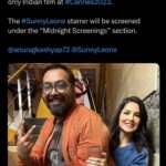 Sunny Leone Instagram - I am beyond belief at this amazing moment. One of the proudest moments of my entire career. The ONLY Indian film to be representing India at the prestigious @festivaldecannes @anuragkashyap10 you are my light that has given me this chance to audition for this part. I will forever be your “Charlie” thank you to the moon and back. @itsrahulbhat you are our Kennedy and the one who is going to keep the world on edge with your performance! Love ya and so proud! "Cann kholke sunlo" I am super excited to announce my next film #Kennedy is in the Official Selection at the Cannes Film Festival! Directed by Anurag Kashyap, Kennedy will premiere as part of the Official Selection in the Midnight Screenings section at the 76th Cannes Film Festival. @anuragkashyap10 @festivaldecannes @goodbadfilmsofficial @cinemakasam @kabirahuja @shariq_patel @zeestudiosofficial @sylvesterfonseca #KunalSharma @atanline @aamir.aziz.3785 @boyblanck @musicnarula @indikarakshay @kavanahalpara @kazvindangor @prashant316 @viralshah_ @adrika.shetty @manoj.limbachiya.94 @gautamkishanchandani @rod__sunil @mrityunjaysingh.vfx @makarandsurte @gautmik #SakshiMehtaLau @animeshpanwar @deepak.kattar @filmynerd @warriorsttouch @truebluedesignco #Kennedy #KennedyAtCannes