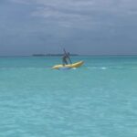 Sunny Leone Instagram - When you think standing on the banana boat is a good idea! Lol @brenniakottefaru #brenniakottefaru #SunnyLeone #swim #bikini #watersports #maldives #familytime Kottefaru Maldives