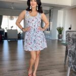 Sunny Leone Instagram - Loved this dress! Outfit by @parul_j_maurya Styled by @hitendrakapopara Fashion Team @tanyakalraaa @sarinabudathoki Hair and make up by me and @starstruckbysl