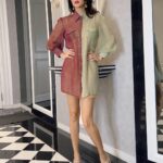 Sunny Leone Instagram - Love you all! Outfit by @shaberryofficial @auorstudio Accessories by @rubans.in @oakpinionpr Styled by @hitendrakapopara Fashion Team @tanyakalraaa @sarinabudathoki Hair and make-up by me @starstruckbysl