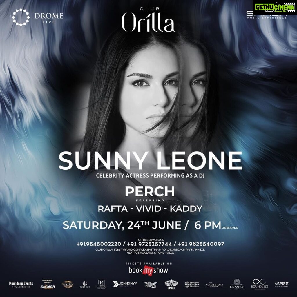 Sunny Leone Instagram - Hey Pune, Finally the wait is over, I am coming to your city for a Smashing Bollywood evening brought you my Smash Music Experience & Aspire Entertainment. I will be behind the console, so put on your dancing shoes and let's catch up at Club Orilla on the 24th of June' Saturday. . @aspire_entindia @smashmusicexperience @orilla.pune @dj_perch @harrykantaria Pune, Maharashtra